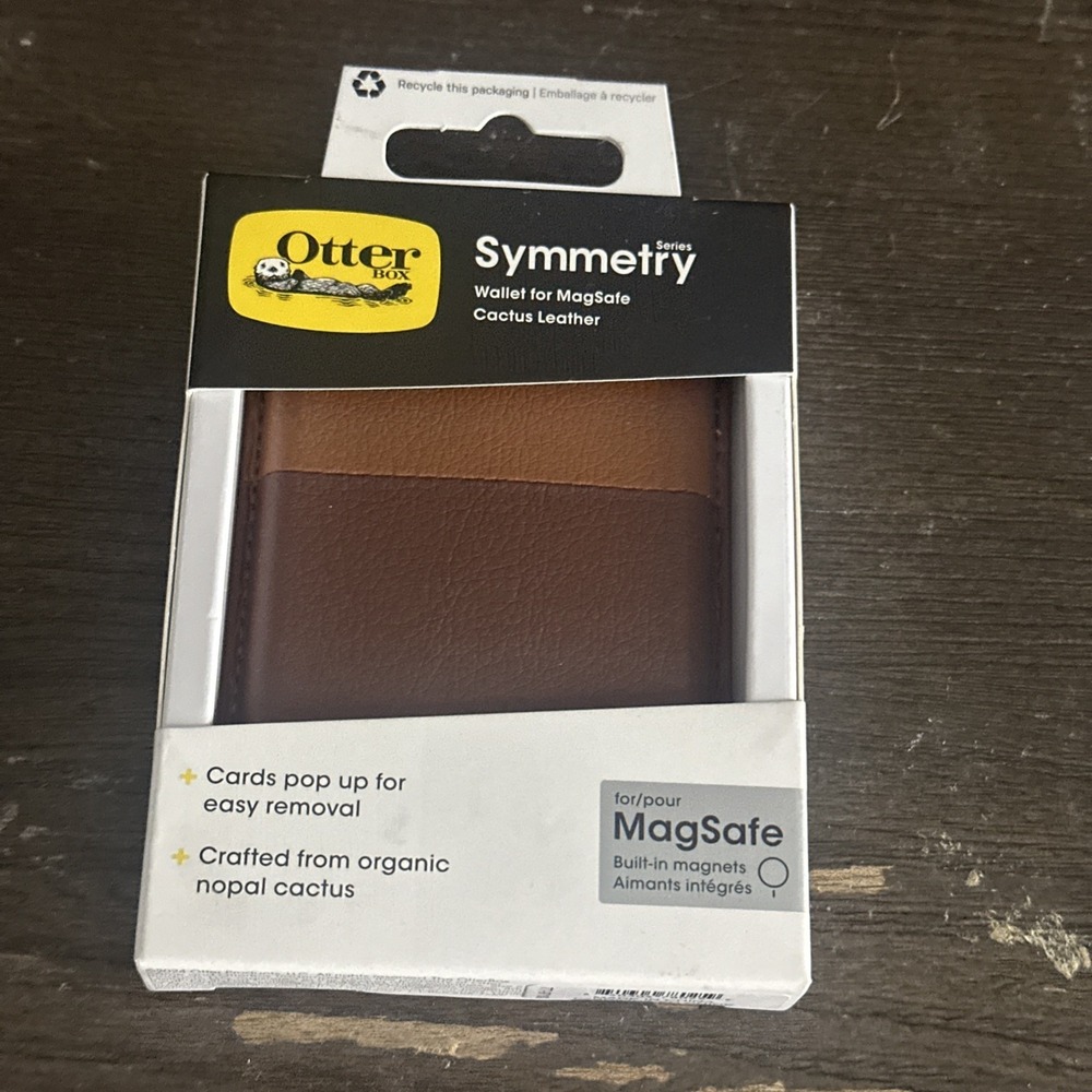 OtterBox Symmetry Cactus Leather MagSafe Wallet Rich Adobe 77-95675